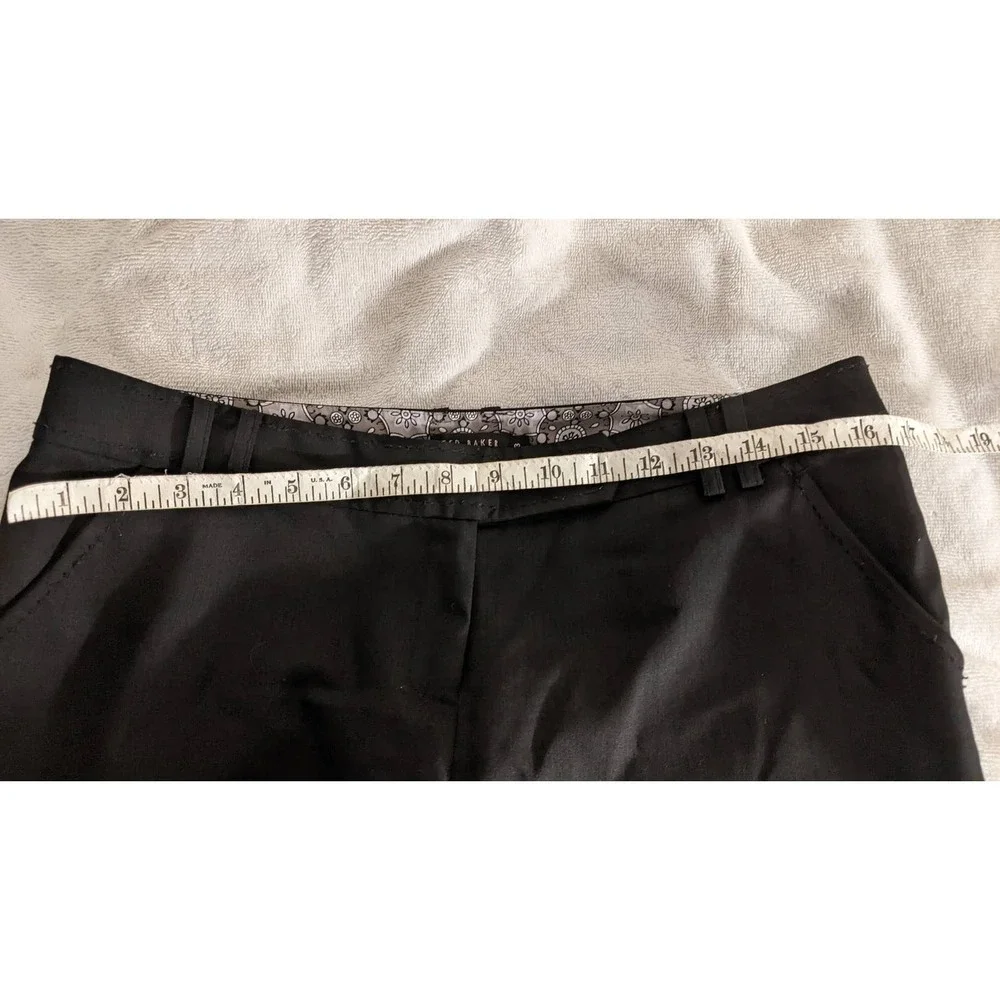Ted Baker London Black Suit Pants Size 3, Wool Shell, Vintage, Classic